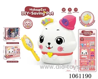 DIY piggy bank makeup cat 30 pcs