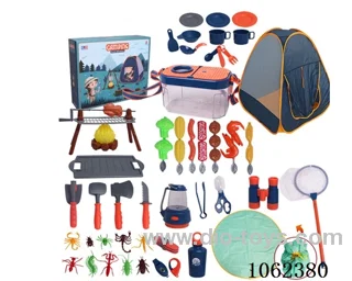 Outdoor camping tent set