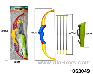 Bow and Arrow Toys in PP bag with header