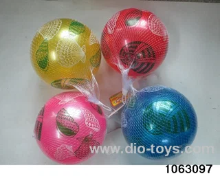 9 inch double printed ball in Net bag