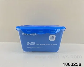 food container in Plastic film