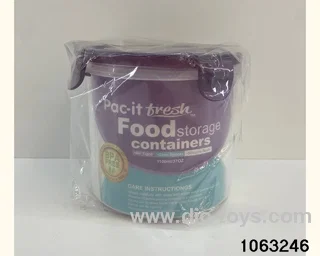 food container in Plastic film