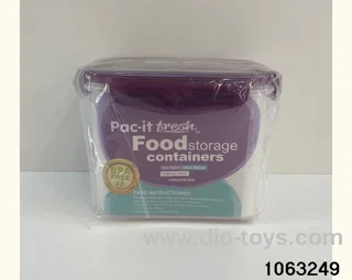 food container in Plastic film