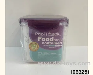 food container in Plastic film