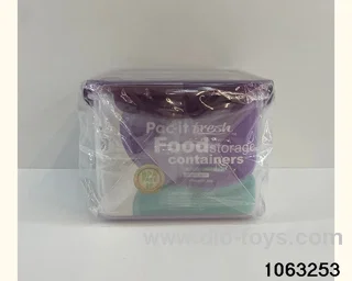food container in Plastic film