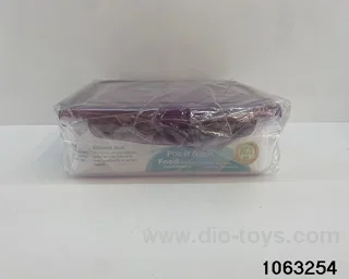food container in Plastic film
