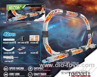 Alloy catapult tube rail car