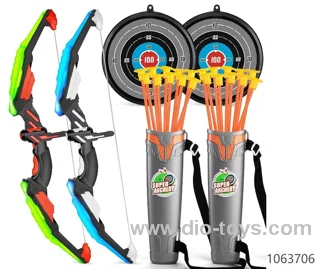 2 Pack Archery Bow Arrow Set in color box