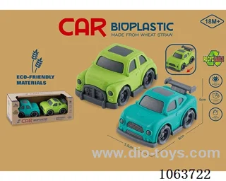 Straw material  Free Wheel Car