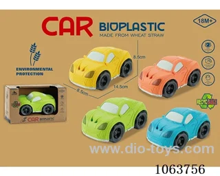 Straw material  Free Wheel Car