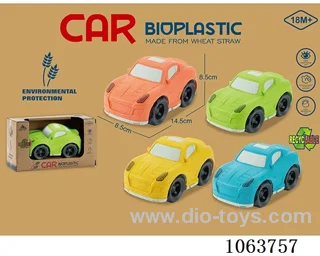 Straw material  Free Wheel Car