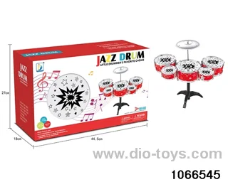 Electroplated Jazz Drums in color box