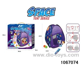 tents set in color box