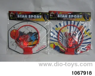 basketball hoop in PP bag with header
