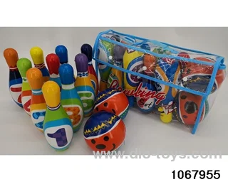 PU Bowling in PVC hang bag