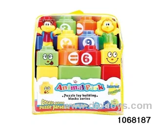 building blocks in PVC packsack 28PCS