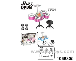 Electroplated 5-drum set (with chair and light) in color box