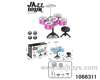 Electroplated 5-drum set (with chair without light) in color box