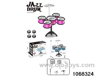 Non-plated 5-drum set (no light, no chair) in color box
