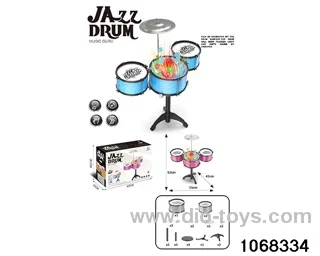Non-plated 3-Drum Set (with light and chair) in color box