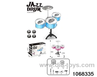 Electroplated 3-Drum Set (no light with chair) in color box
