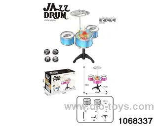 Electroplated 3-Drum Set (with light and chair) in color box