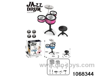 Non-plated 5-drum set (with chair) in color box