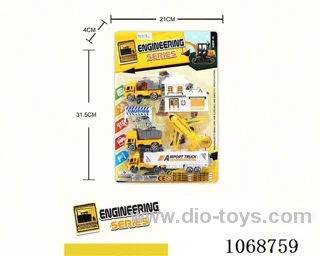 Sliding simulation engineering vehicle set series