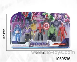 11.5cmThe Exterminator/Spider-Man/Captain America/Iron Man/Hulk