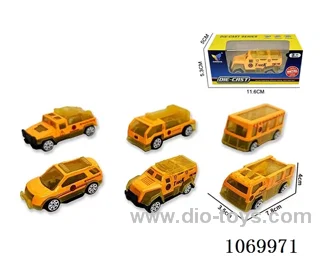 1:64 free wheel alloy car