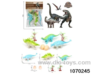 Dinosaur Set in PP bag with header