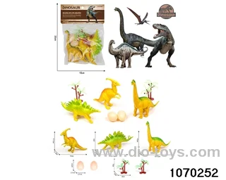 Dinosaur Set in PP bag with header