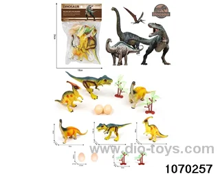 Dinosaur Set in PP bag with header