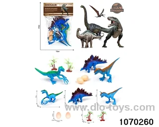 Dinosaur Set in PP bag with header