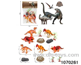 Dinosaur Set in PP bag with header