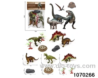 Dinosaur Set in PP bag with header