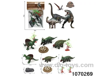Dinosaur Set in PP bag with header