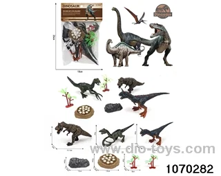 Dinosaur Set in PP bag with header