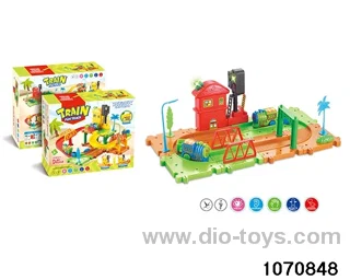 Motorised track with music and lights in Hand box