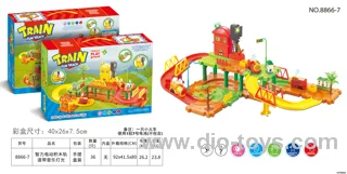 Motorised track with music and lights in Hand box