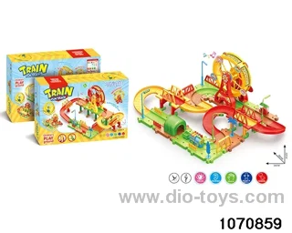 Motorised track with music and lights in Hand box