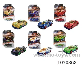 1:60 free wheel alloy car