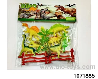 Dinosaur Set in PP bag with header