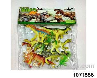 Dinosaur Set in PP bag with header