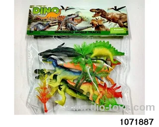 Dinosaur Set in PP bag with header