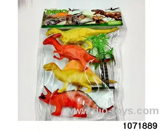 Dinosaur Set in PP bag with header
