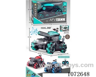 rc tank with water bullet
