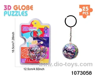 3D Puzzle Keychain (25PCS) in high frequency