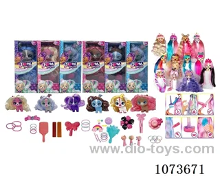 Vinyl animal set