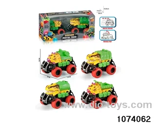 dinosaur car in window box
